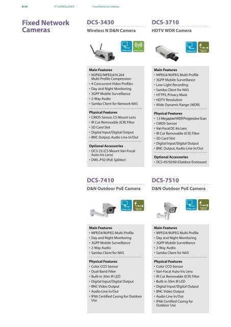 PRODUCT / SOLUTION 2010 - D-Link