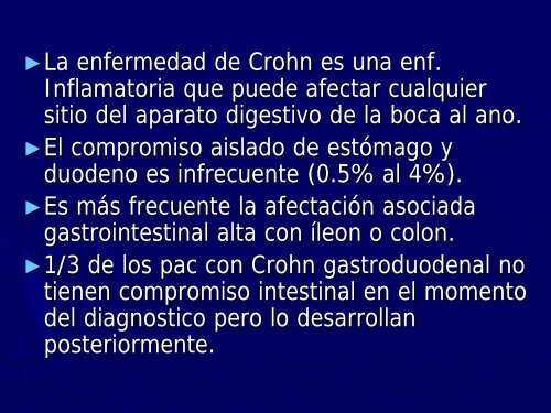 Enfermedad de Crohn localización duodenal - Dra. Marcela ... - caded