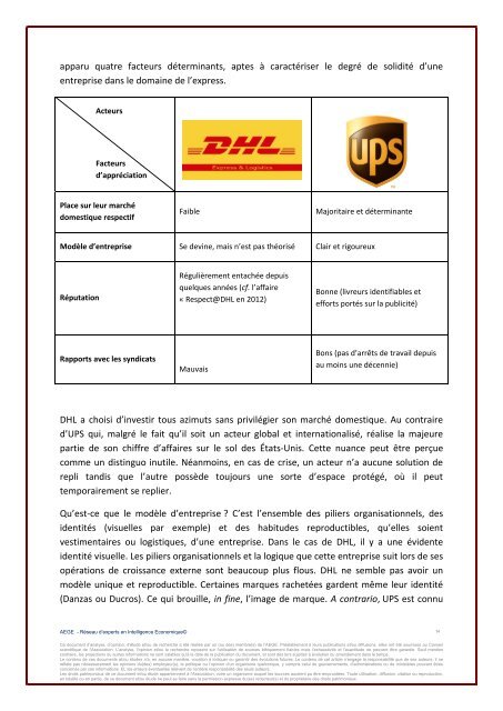 Attaques informationnelles visant DHL - Base de connaissance AEGE