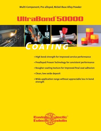 UltraBond 50000.indd - Castolin Eutectic