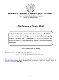 Dissertation of rajiv gandhi medical university