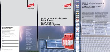 DEHN protege instalaciones fotovoltaicas.