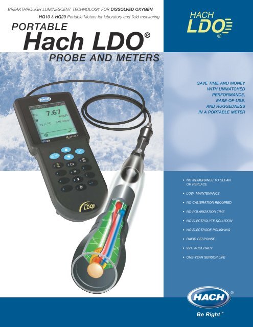 Hach LDOÂ® PROBE AND METERS