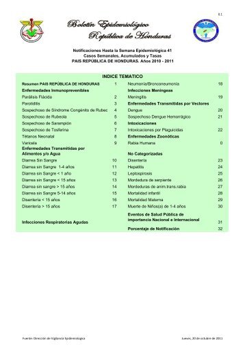 Honduras Boletin semana No.41 2011.pdf