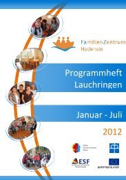 Programmheft Lauchringen Januar - Juli 2012 - FamilienZentrum ...