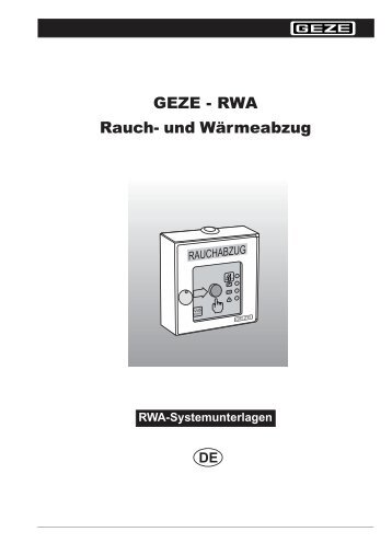 GEZE - RWA Rauch- und Wärmeabzug - Herling Baubeschlag GmbH