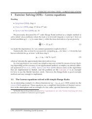 1 Exercise: Solving ODEs â Lorenz equations - USC Geodynamics