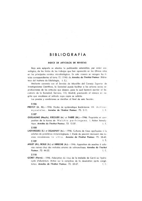 Vol. 4 nÃºm. 2 y 3 - Sociedad EspaÃ±ola de MicrobiologÃ­a