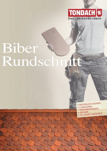 TONDACH ® Biber Rundschnitt - Tondach Gleinstätten AG