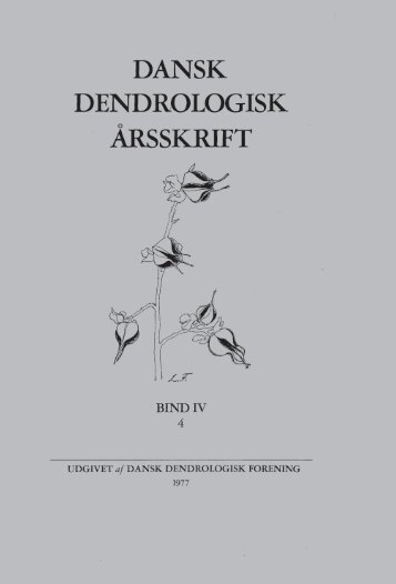 Volume 4,4 (1977) - Dansk Dendrologisk Forening