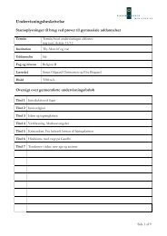 Undervisningsbeskrivelse - Thy-Mors HF & VUC