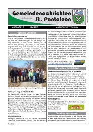 Mai 2013, Ausgabe 7 - St. Pantaleon