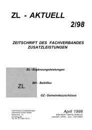 ZL - AKTUELL 2/98 - Fachverband Zusatzleistungen