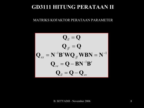 gd3111 hitung perataan ii