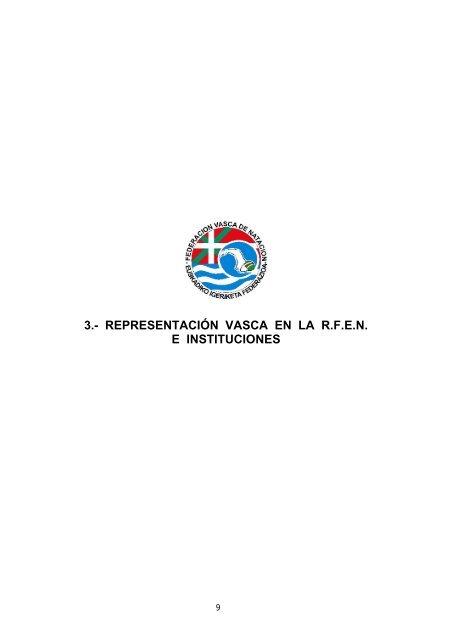 Memoria Deportiva 2009-2010 - FederaciÃ³n Vasca de NataciÃ³n.