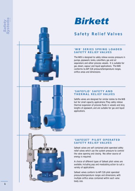 Birkett Technical Catalogue - Safety Systems UK Ltd