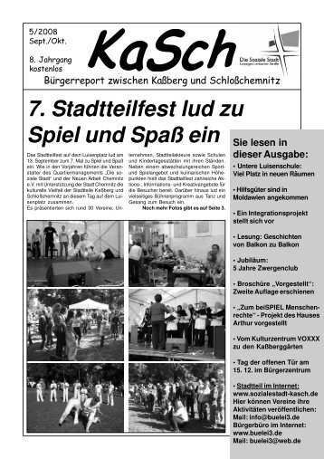 7. Stadtteilfest lud zu Spiel und SpaÃ ein - Soziale Stadt ...