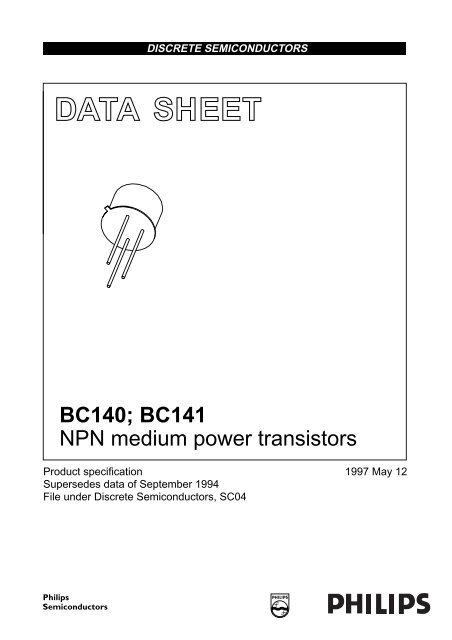 BC160 TRANSISTOR TO-39