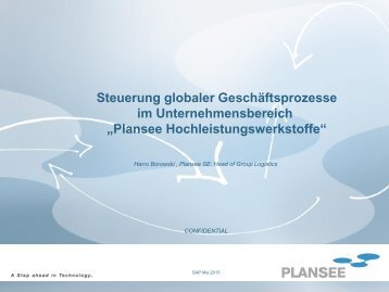 Plansee Hochleistungswerkstoffe - SAP.com