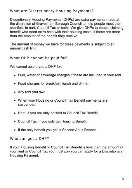Housing Benefit and Extra help towards your Rent and Council Tax ...