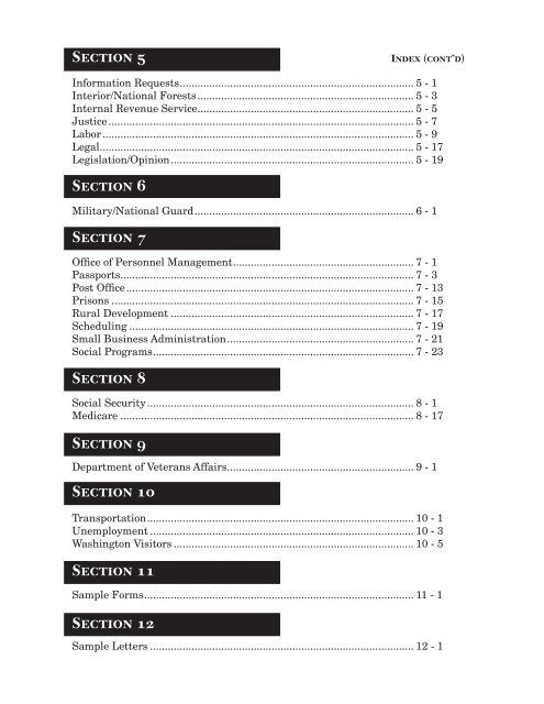 Sample Constituent Services Manual - Congressional Management ...