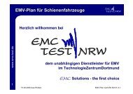 EMV-Plan fÃ¼r Schienenfahrzeuge - EMC Test NRW GmbH