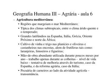 Aula 06 - Curso de Geografia do Uniceub