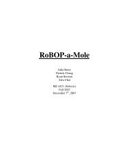 RoBOP-a-Mole - helix