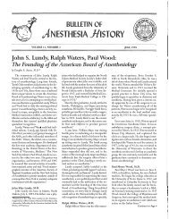 July 1995, Vol 13 - Anesthesia History Association