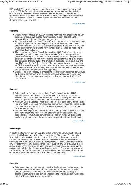 Magic Quadrant for Network Access Control.pdf - WIT