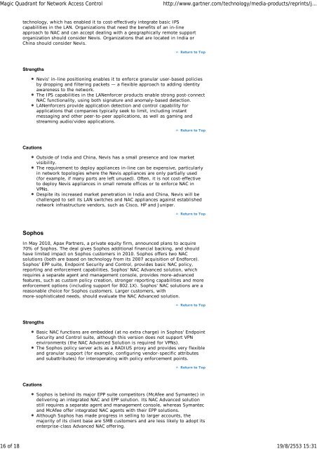 Magic Quadrant for Network Access Control.pdf - WIT