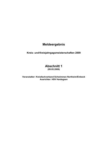 Meldeergebnis