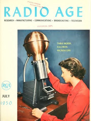 Radio Age - 1950, July - 36 Pages, 3.0 MB, .PDF - VacuumTubeEra