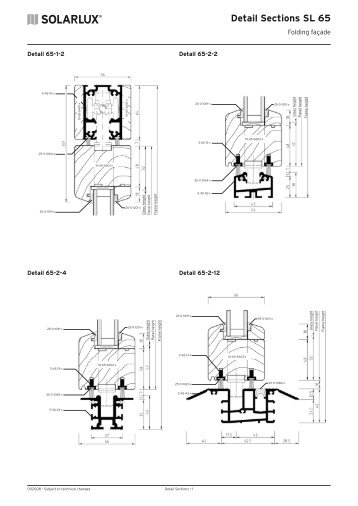 Detail Sections SL 65 - Lito Byg A/S