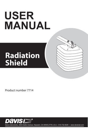 Radiation Shield (7714) - Davis Instruments Corp.