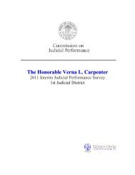 The Honorable Verna L. Carpenter - Commissions on Judicial ...