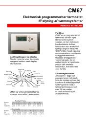 Rumtermostat med ugeprogram