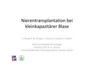 Nierentransplantation bei kleinkapazitÃ¤rer Blase