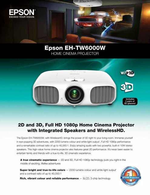 Epson EH-TW6000W - Epson Australia