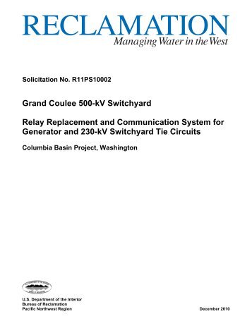 Grand Coulee 500-kV Switchyard Relay Replacement ... - IDEAS-EC