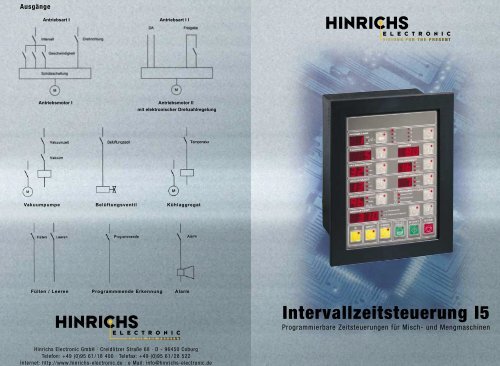 Intervallzeitsteuerung I5 - Hinrichs Electronic