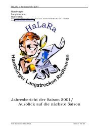 Hamburger - Audax Club Schleswig - Holstein