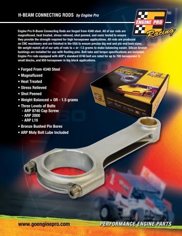 Connecting Rods - Engine Pro