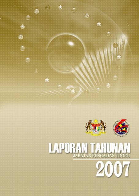 muat turun kandungan laporan tahunan 2007 - Jabatan Pengajian 