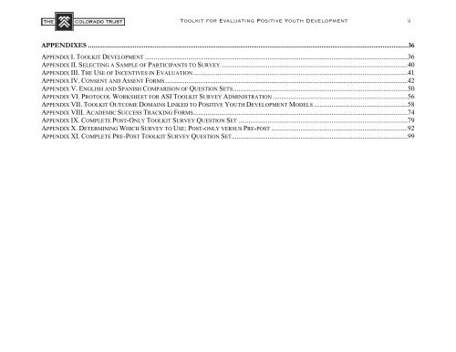 After-School Initiative's Toolkit for Evaluating