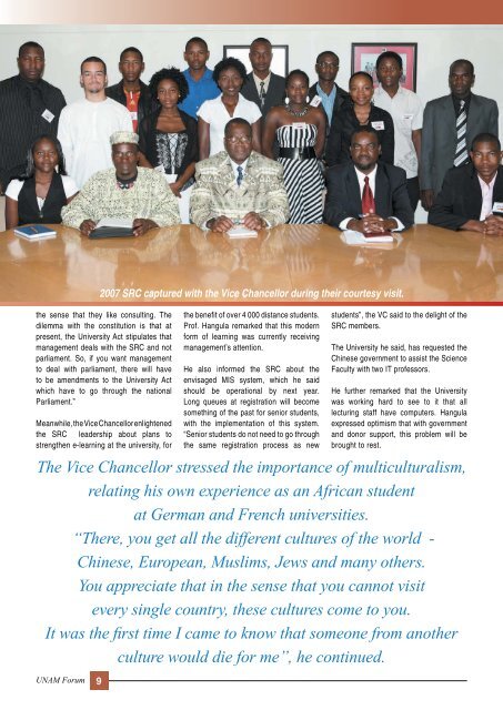 1st Edition 2007 - University of Namibia