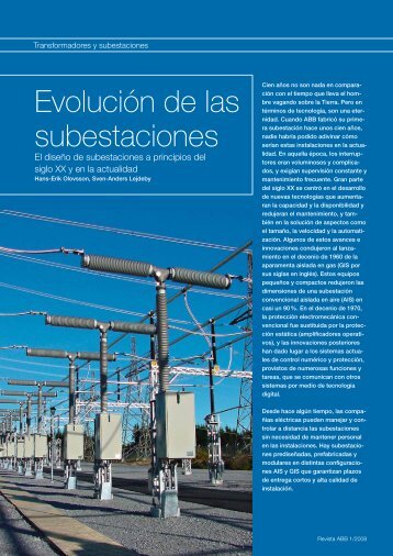 EvoluciÃ³n de las subestaciones - Contact ABB