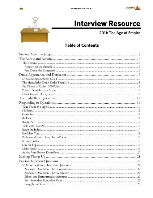 Interview Resource - Keller ISD Schools