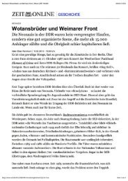 Neonazis: WotansbrÃ¼der und Weimarer Front | Wissen | ZEIT ONLINE