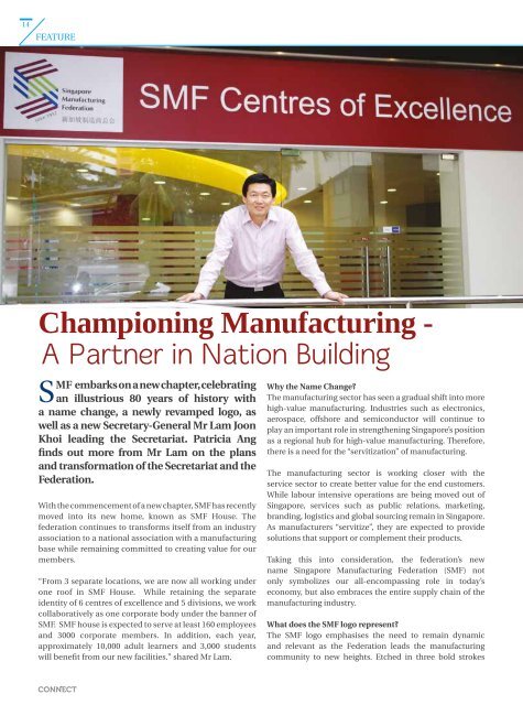 CONNECT Issue 4/2012 - Singapore Manufacturing Federation